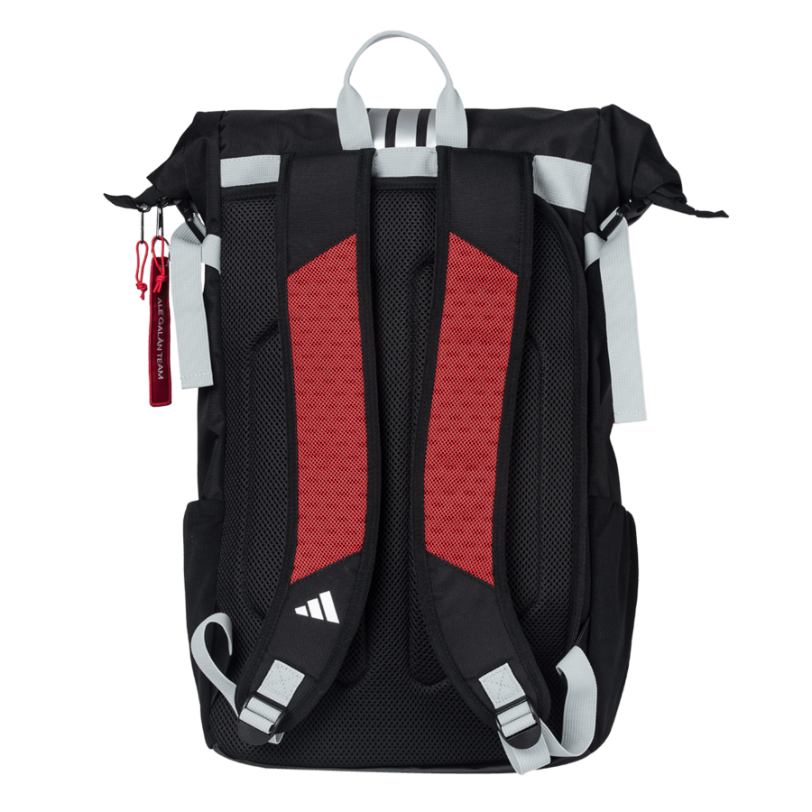 Mochila adidas Multigame Negra/Roja 3.4-Ale Galán