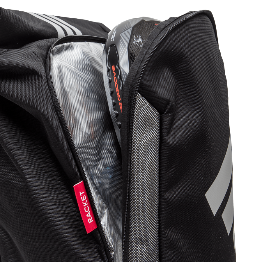 Mochila adidas Multigame Negra/Roja 3.4-Ale Galán