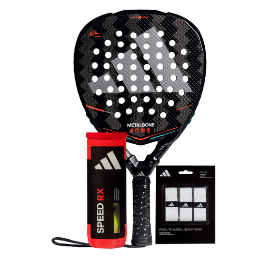 Adidas Metalbone 2026 – Ale Galán + Overgrips x3 + Pelotas Rx Speed x3