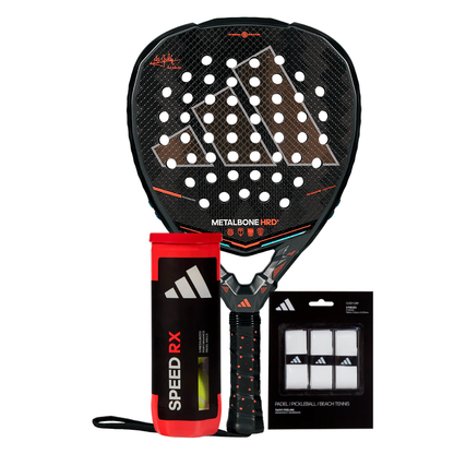Adidas Metalbone HRD+ 2026 – Ale Galán + Overgrips x3 + Pelotas Rx Speed x3