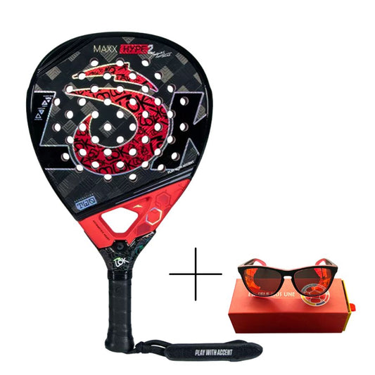 Pala LOK Maxx Hype Gen 2 + GAFAS FCF - Oferta mundialista!
