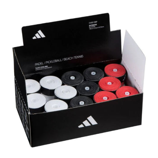 Caja X25 Overgrips (Rojos, Negros, Blancos)